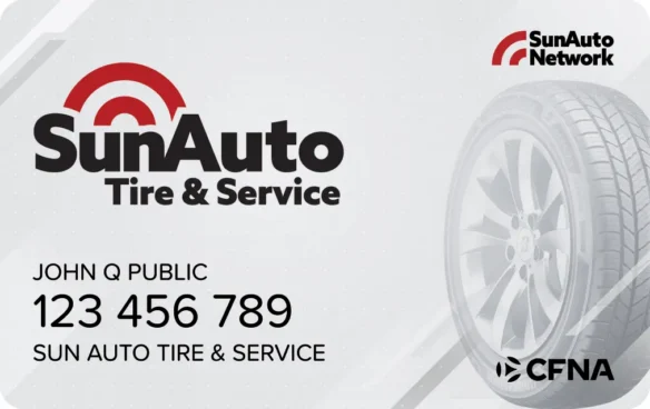 Sun Auto Tire & Service Credit Card